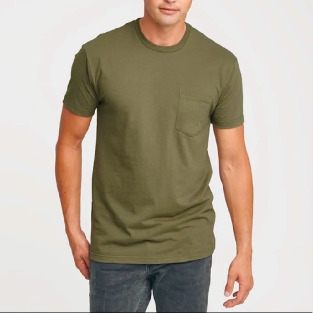 BRAND NEW True Classic Olive / Military Green T Shirt - Size L